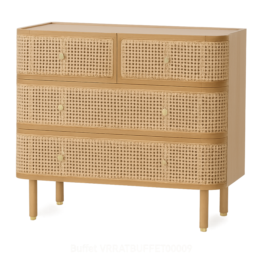Rattan Front Sideboard