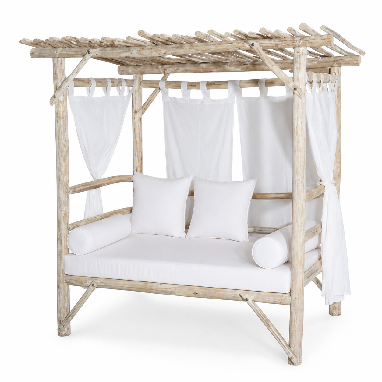 Pavilion Teak Pool Daybed – Project furniture Cyprus