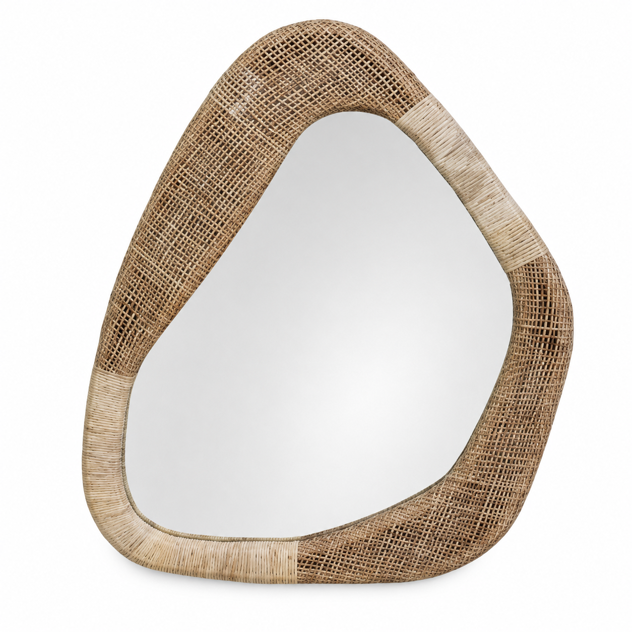 Drift Natural Rattan Mirror – Project furniture Cyprus