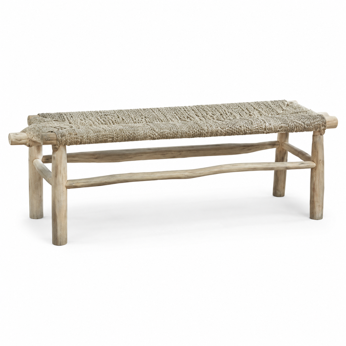 Reed Seagrass Bedroom Bench – Project furniture Cyprus