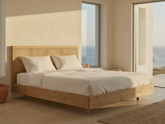 Solace Teak Bed