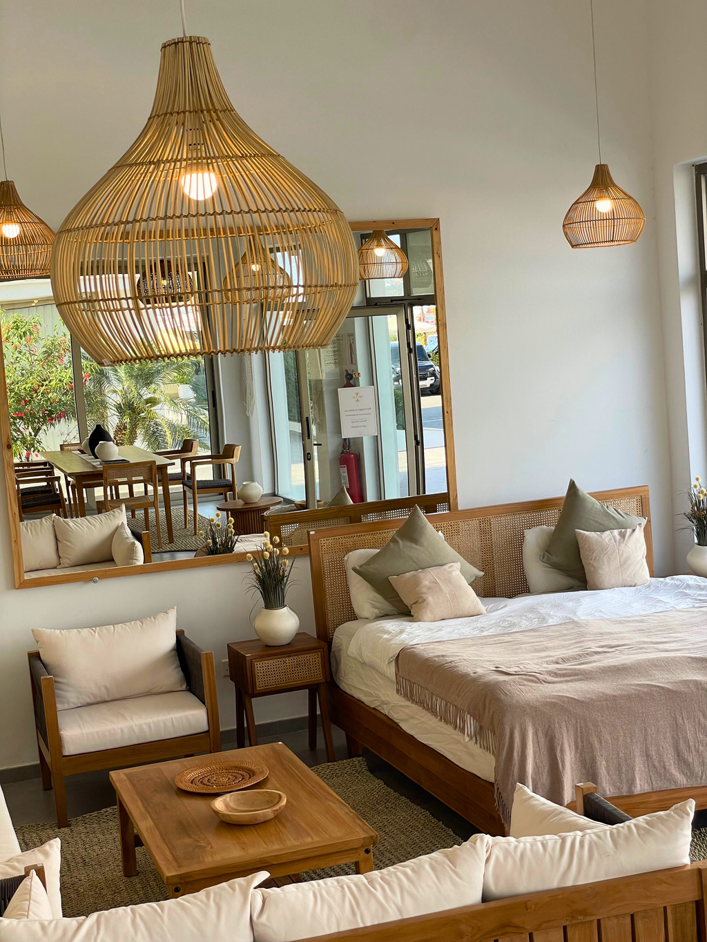 Nu.liv solid wood furniture showroom in Kissonerga, Paphos